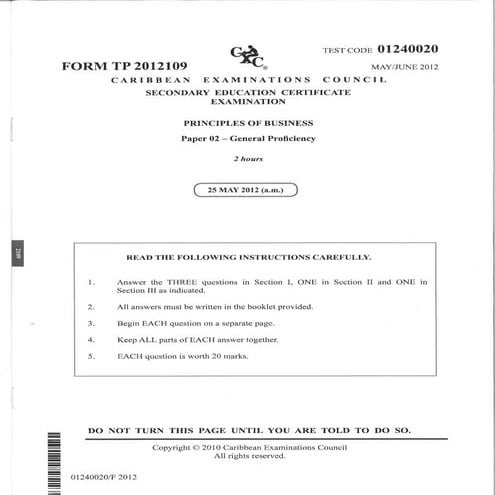 Principles of business p2