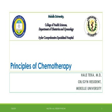 Principles of chemo for gyn (revised)