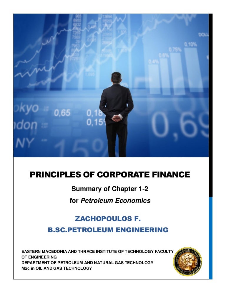 Principles Of Corporate Finance
