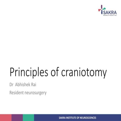 Principles of craniotomy flaps