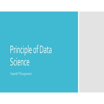 Principles of data_science