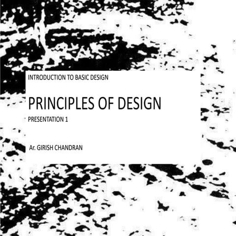 Principles of Design - 1