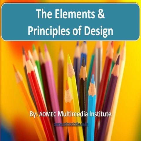 Elements and Principles of Design | PPTX | 3-D Graphics | Computer ...