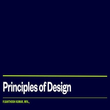 Principles of design 