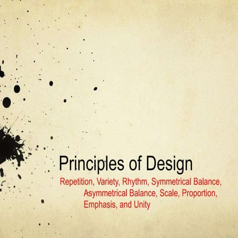 Principles of Design - nf