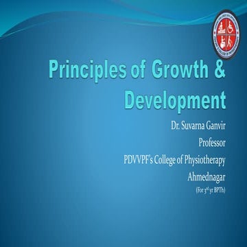 Principles of development 