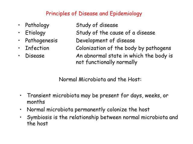 Principles of disease and epidemiology print