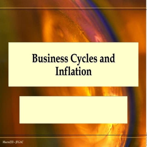 Principles of economics   business cycles and inflation