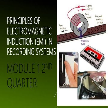 Principles of electromagnetic induction (emi) in