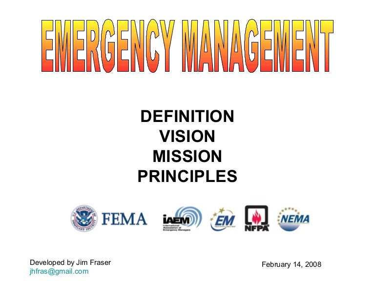Principles Of Emergency Management Slides