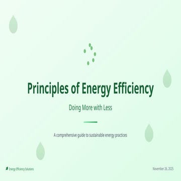 Principles of Energy Efficiency_ Doing More with Less
