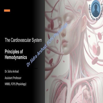 Cardiovascular Physiology - Principles of Hemodynamics