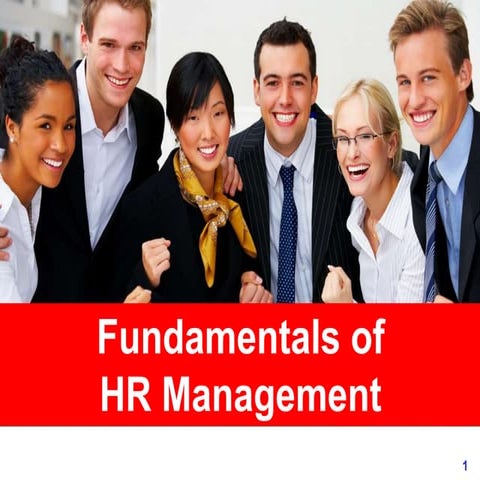 Principles of hr management ppt slides
