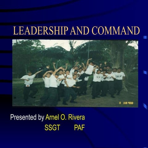 Principles of leadership