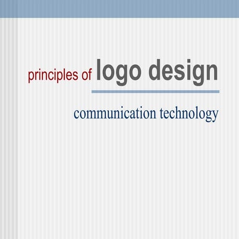 PRINCIPLES OF LOGO DESIGN.ppt