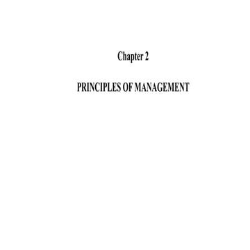 Comprehensive Overview of Principles of Management and Their ...
