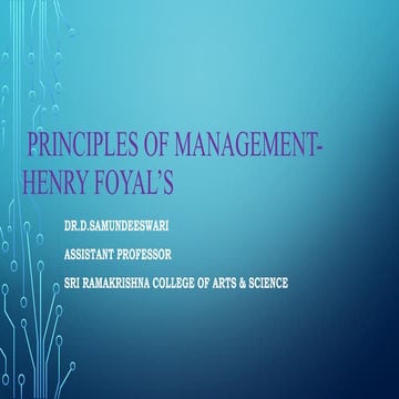 Principles of Management- Henry Foyal’s.pptx