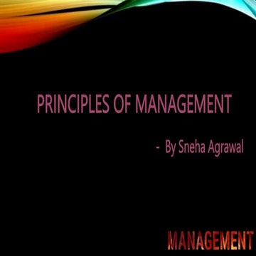 14 Principles of Management by Henry Fayol