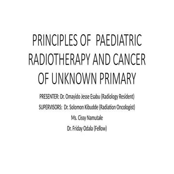 Radiation therapy in wilms tumour | PPT