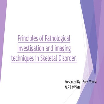 Principles of Pathological Investigation and Imaging in Skeletal Disorders
