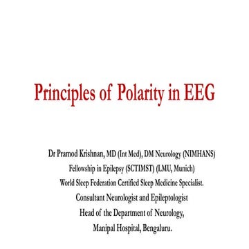 Principles of polarity in eeg