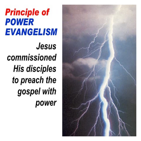 Principles of power evangelism