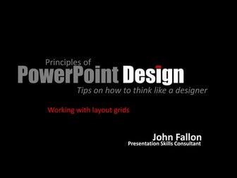Principles Of Power Point Design- Working With Layout Grids