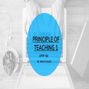 Principles of teaching