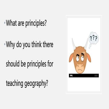 Principles of teaching 