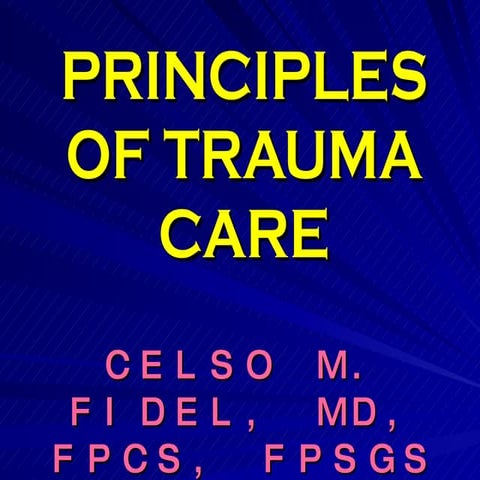 Principles Of Trauma Care (2)