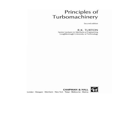 Principles of turbomachinery