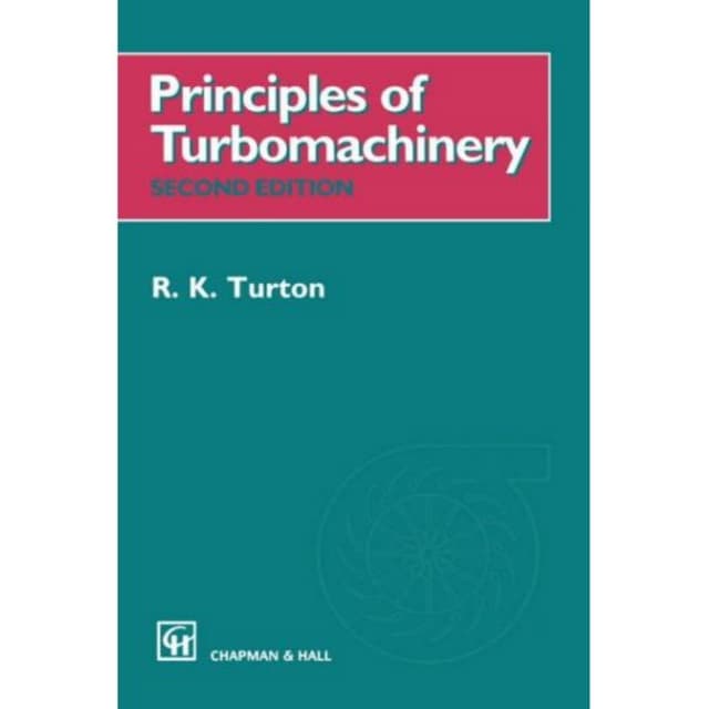 Principles of turbomachinery