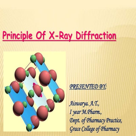 Principle x ray diff