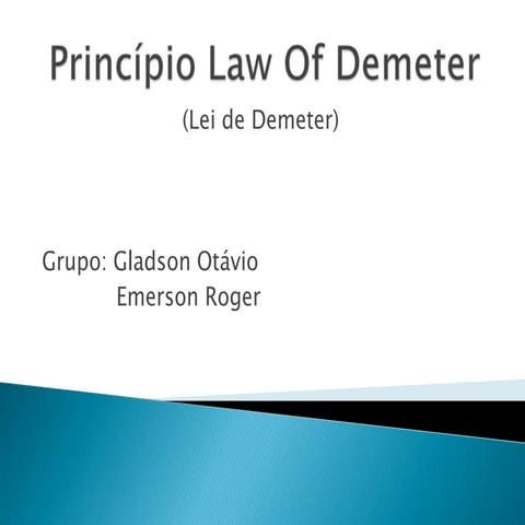 Princípio law of demeter