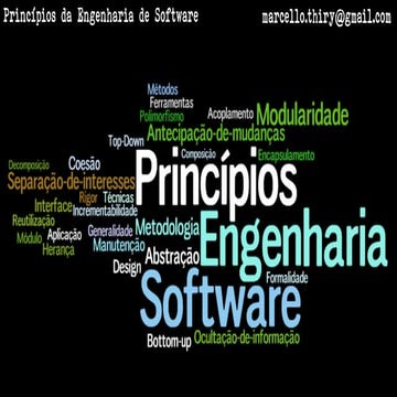 Princípios da engenharia de software (marcello thiry)