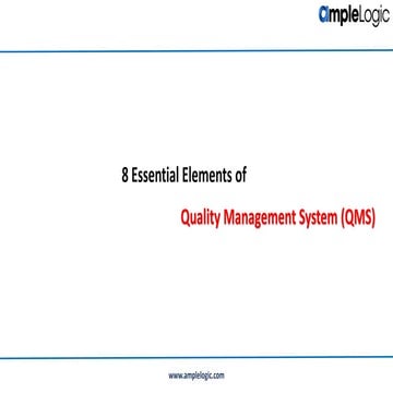 Quality Management System