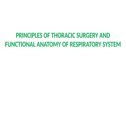 Prinicple of thoracic surgery approaches in canine ppts