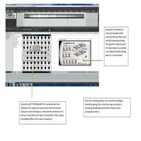 Printscreen of Sound mix 2