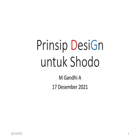 Prinsip Design desain untuk shodo yang perlu diterapakan saat praktik ...