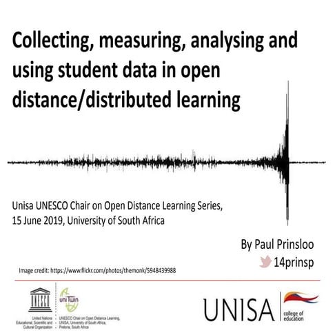 Collecting, measuring, analysing and using student data in open distance/dist...