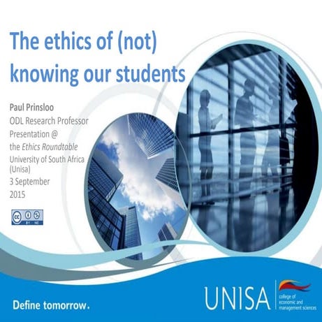 The ethics of (not) knowing our students