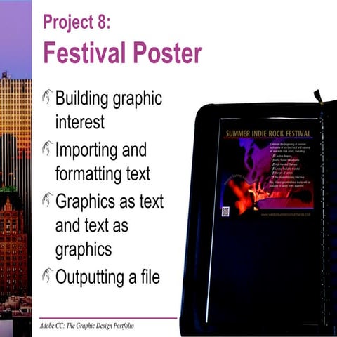 InDesign Project 2 Festival Poster | PPT