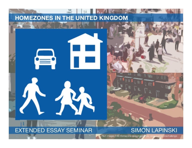 Extended essay Home zones in the U.K.