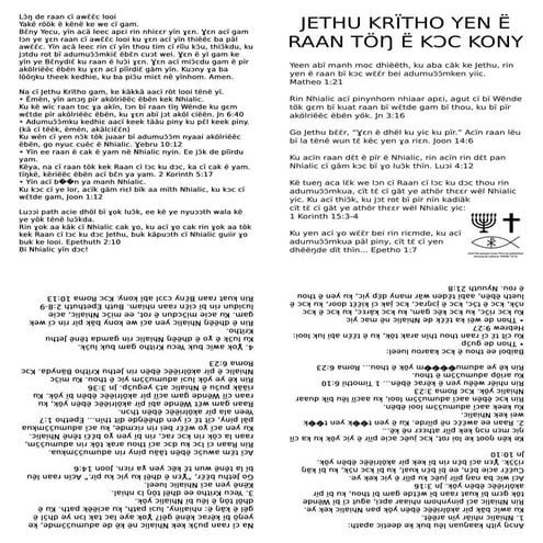 Printable Dinka Gospel Tract - ONLY JESUS CHRIST SAVES.pdf
