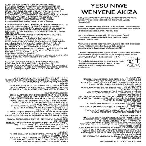 Printable Kirundi Gospel Tract - ONLY JESUS CHRIST SAVES.pdf