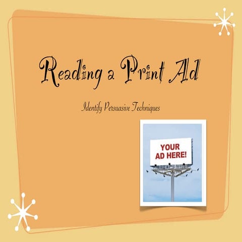 Print Advertisements