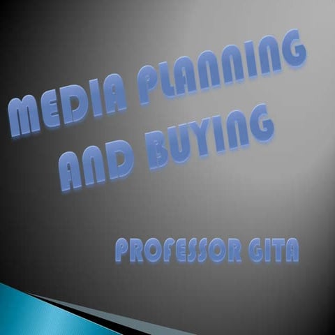 media planning n buying projects