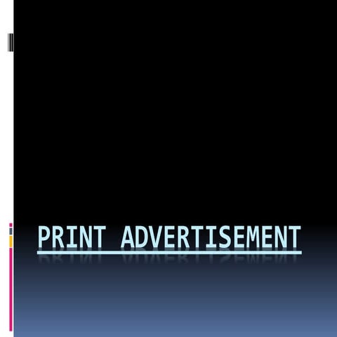 Print advertisement question 1