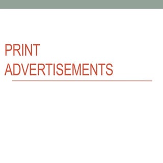 Print Advertisement 