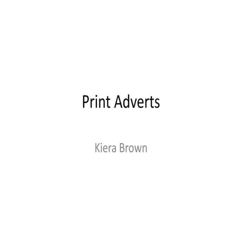 Print adverts